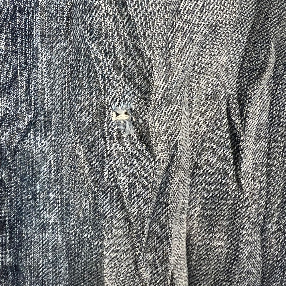 Levis 505 Regular‎ Fit Jeans Mens 31x32 Dark Wash Denim Pants Classic - Picture 9 of 14